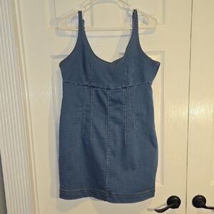 Denim Sleeveless Dress